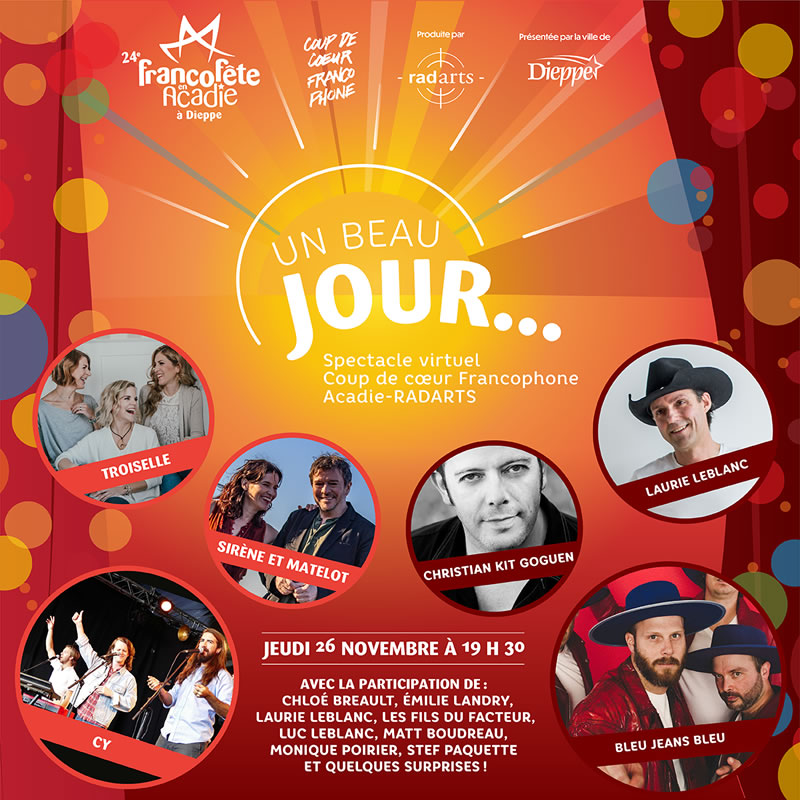 Spectacle virtuel Un beau jour 2020
