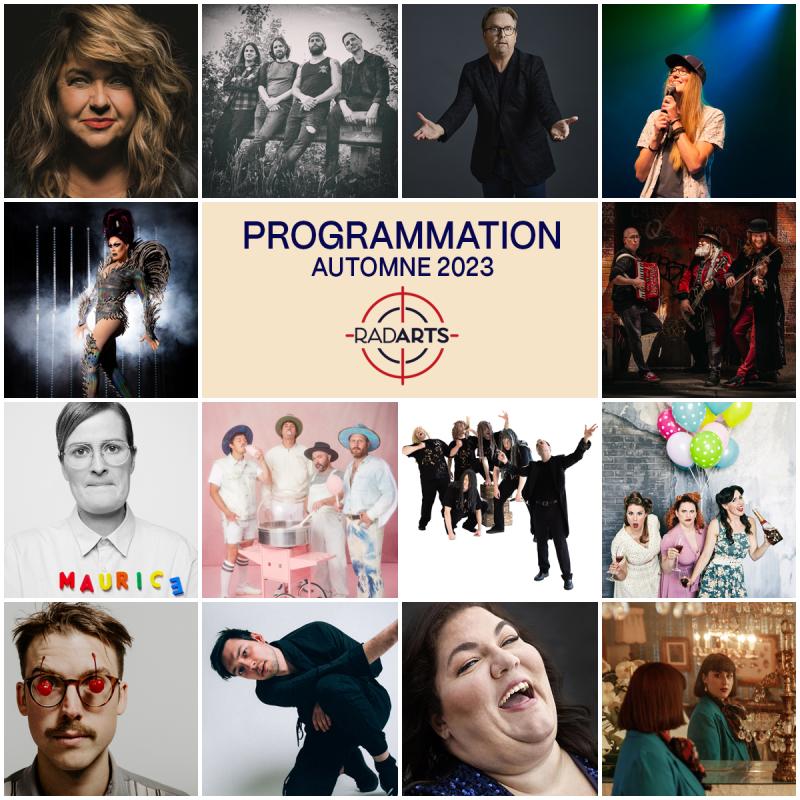 Programmation RADARTS automne 2023